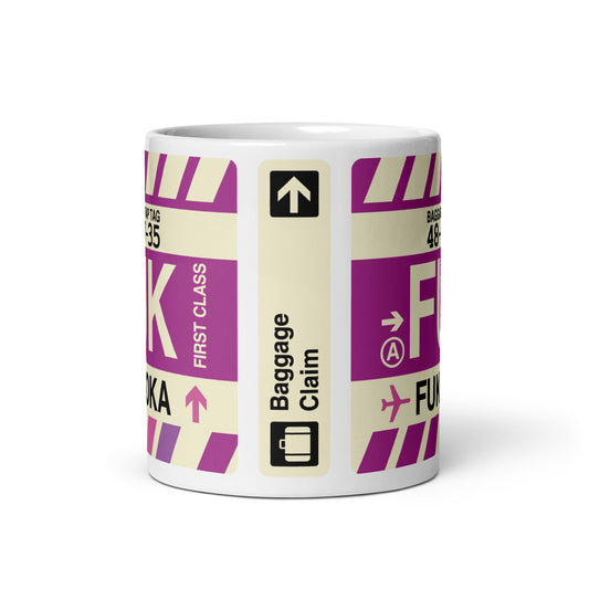 Travel Gift Coffee Mug • FUK Fukuoka Souvenir • YHM Designs - Image 02