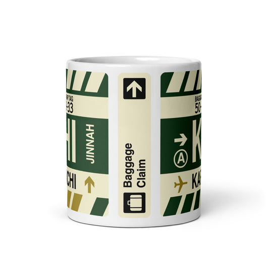 Travel Gift Coffee Mug • KHI Karachi Souvenir • YHM Designs - Image 02