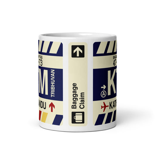 Travel Gift Coffee Mug • KTM Kathmandu Souvenir • YHM Designs - Image 02