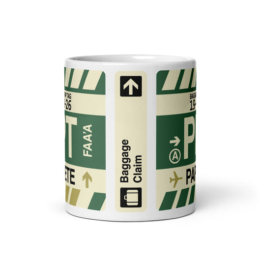 Travel Gift Coffee Mug • PPT Papeete Souvenir • YHM Designs - Image 02