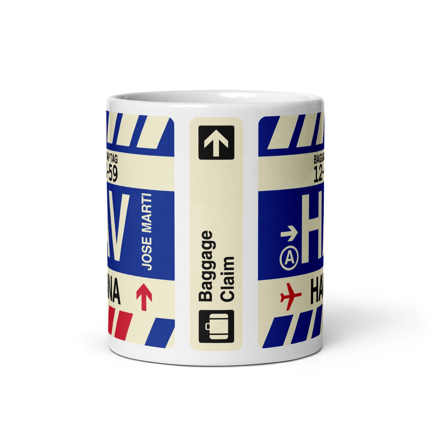 Travel-Themed Coffee Mug • HAV Havana • YHM Designs - Image 02