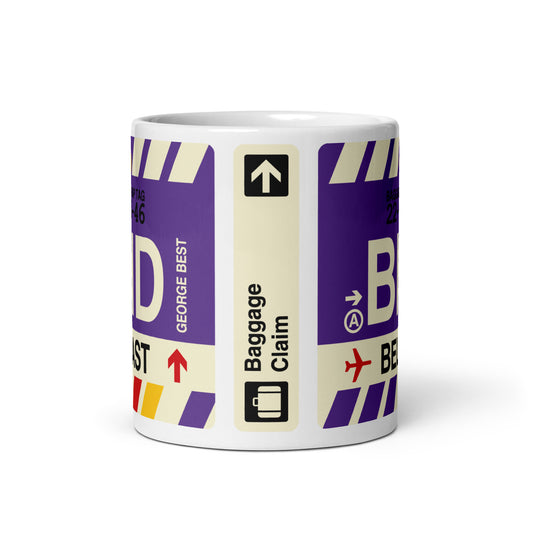 Travel Gift Coffee Mug • BHD Belfast • YHM Designs - Image 02
