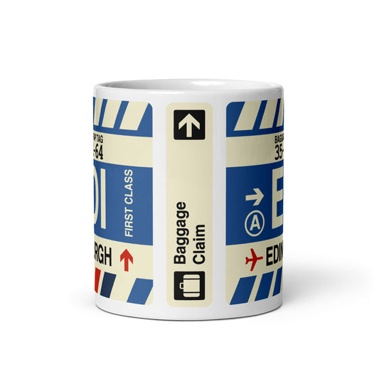 Travel Gift Coffee Mug • EDI Edinburgh Souvenir • YHM Designs - Image 02