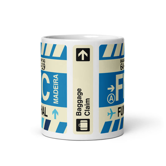 Travel Gift Coffee Mug • FNC Funchal Souvenir • YHM Designs - Image 02