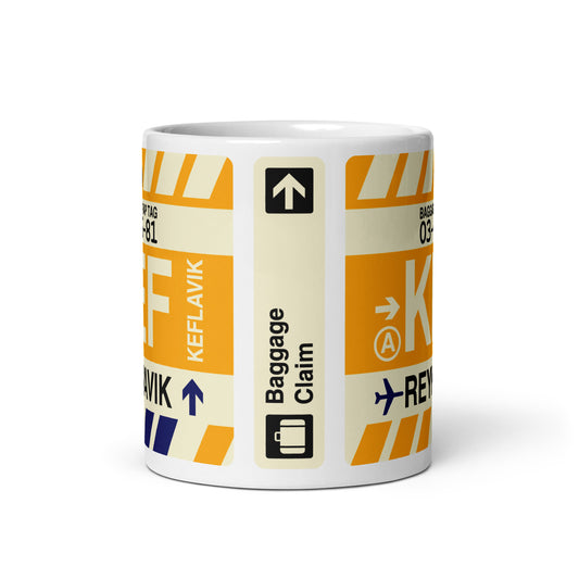 Travel Gift Coffee Mug • KEF Reykjavik Souvenir • YHM Designs - Image 02