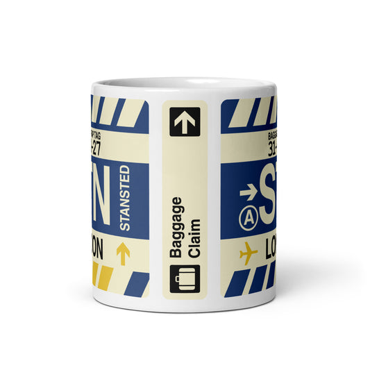 Travel Gift Coffee Mug • STN London Souvenir • YHM Designs - Image 02