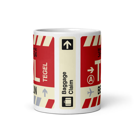 Travel Gift Coffee Mug • TXL Berlin Souvenir • YHM Designs - Image 02