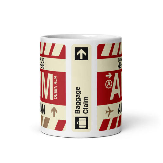 Travel Gift Coffee Mug • AMM Amman Souvenir • YHM Designs - Image 02