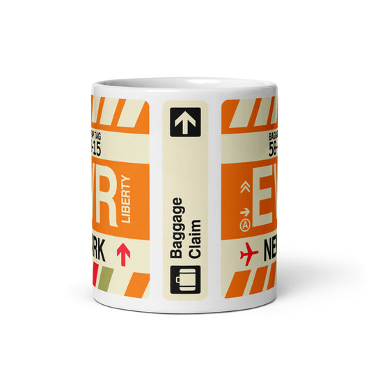 Travel Gift Coffee Mug • EWR Newark Souvenir • YHM Designs - Image 02