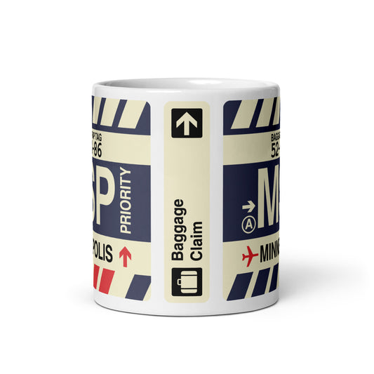 Travel Gift Coffee Mug • MSP Minneapolis • YHM Designs - Image 02