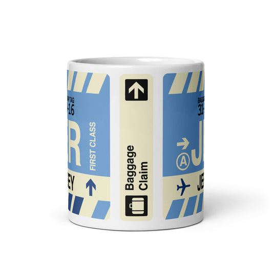 Travel Gift Coffee Mug • JER Jersey Souvenir • YHM Designs - Image 02