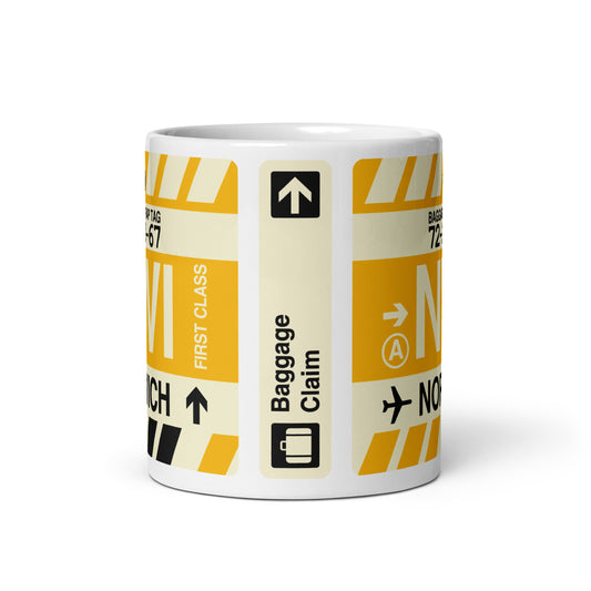 Travel Gift Coffee Mug • NWI Norwich Souvenir • YHM Designs - Image 02