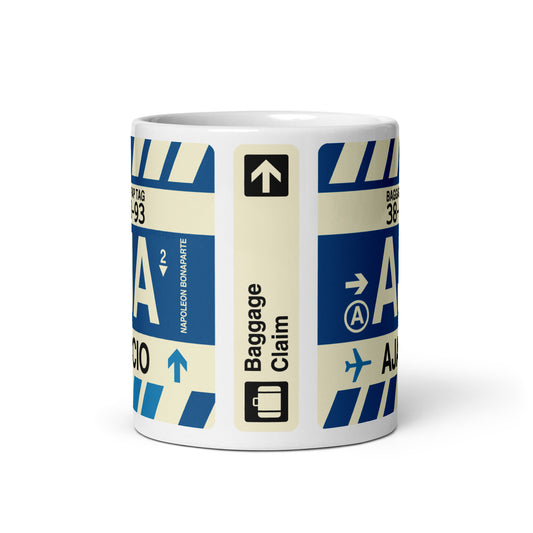 Travel Gift Coffee Mug • AJA Ajaccio • YHM Designs - Image 02