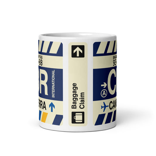 Travel Gift Coffee Mug • CBR Canberra Souvenir • YHM Designs - Image 02