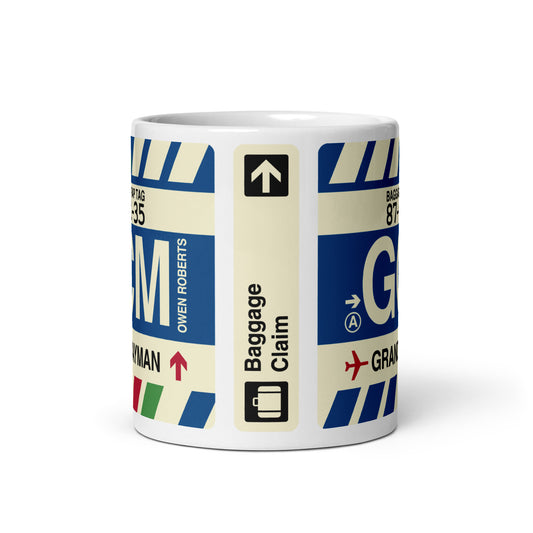 Travel Gift Coffee Mug • GCM Grand Cayman • YHM Designs - Image 02