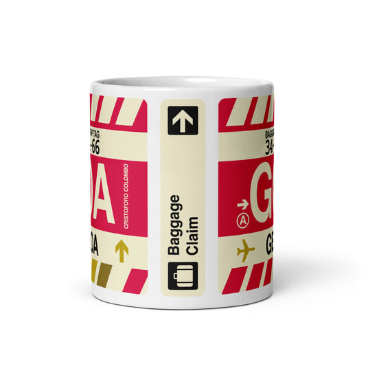 Travel Gift Coffee Mug • GOA Genoa Souvenir • YHM Designs - Image 02