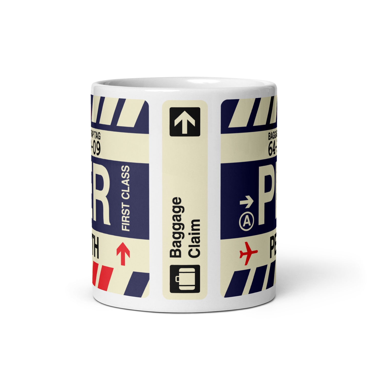 Travel-Themed Coffee Mug • PER Perth • YHM Designs - Image 02