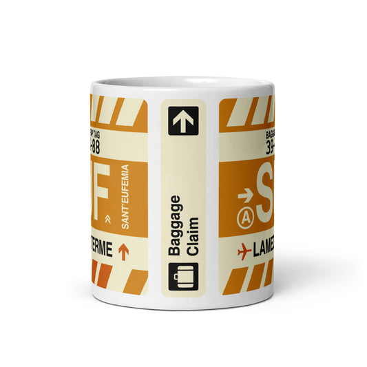 Travel Gift Coffee Mug • SUF Lamezia Terme Souvenir • YHM Designs - Image 02