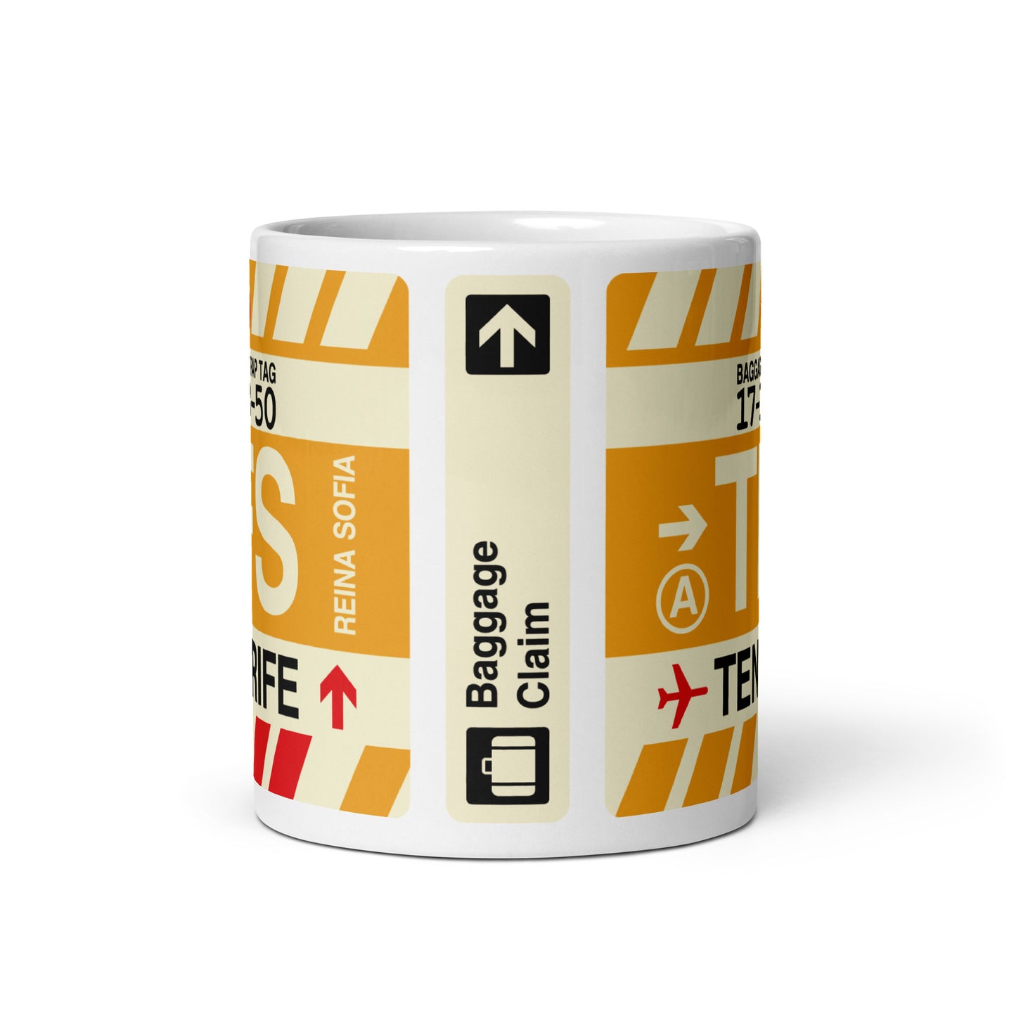 Travel-Themed Coffee Mug • TFS Tenerife • YHM Designs - Image 02