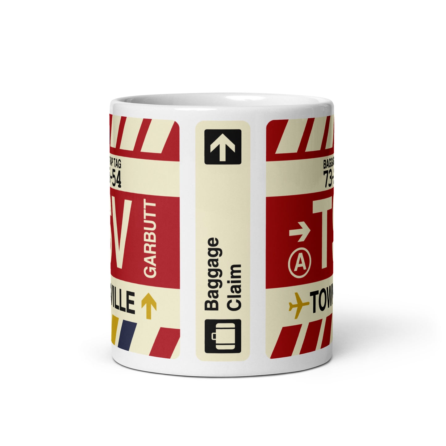 Travel-Themed Coffee Mug • TSV Townsville • YHM Designs - Image 02