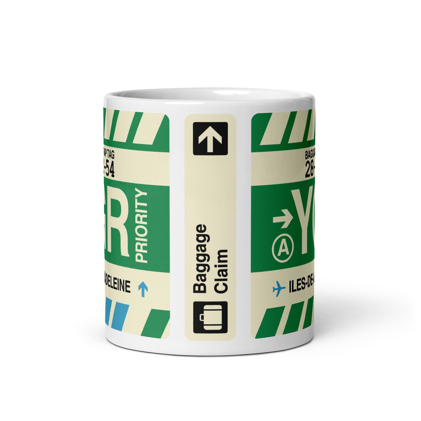 Travel-Themed Coffee Mug • YGR Îles-de-la-Madeleine • YHM Designs - Image 02