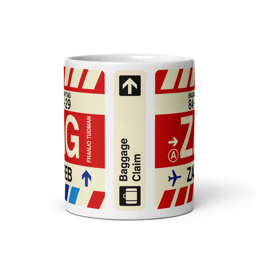 Travel Gift Coffee Mug • ZAG Zagreb Souvenir • YHM Designs - Image 02