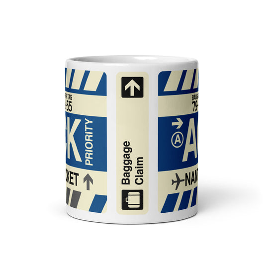 Travel Gift Coffee Mug • ACK Nantucket • YHM Designs - Image 02