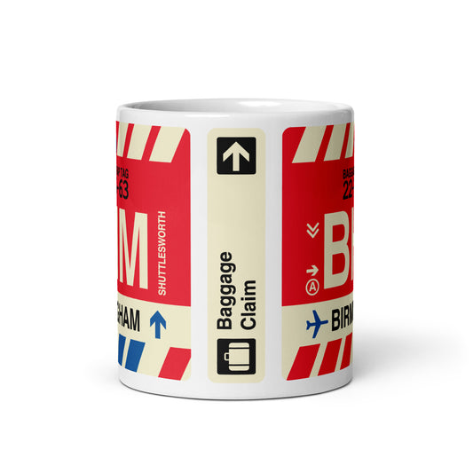 Travel Gift Coffee Mug • BHM Birmingham Souvenir • YHM Designs - Image 02