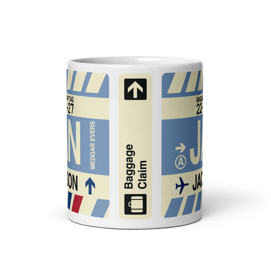 Travel Gift Coffee Mug • JAN Jackson Souvenir • YHM Designs - Image 02