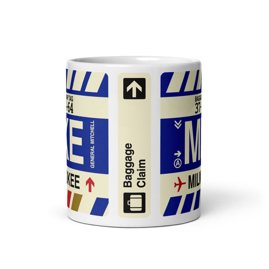 Travel Gift Coffee Mug • MKE Milwaukee • YHM Designs - Image 02