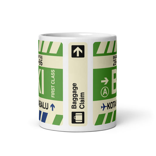 Travel Gift Coffee Mug • BKI Kota Kinabalu Souvenir • YHM Designs - Image 02