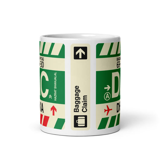 Travel Gift Coffee Mug • DAC Dhaka Souvenir • YHM Designs - Image 03