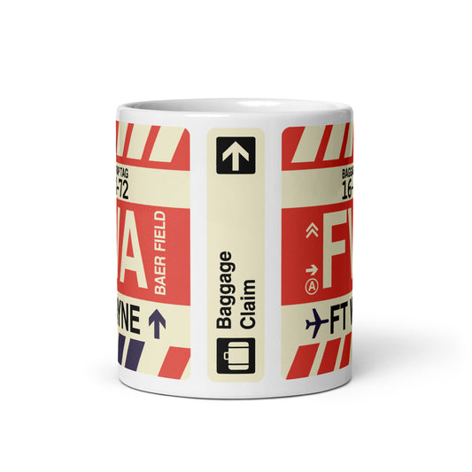 Travel Gift Coffee Mug • FWA Fort Wayne • YHM Designs - Image 03