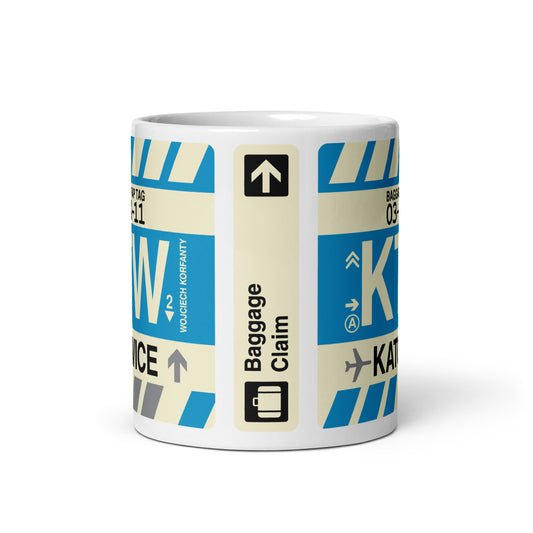 Travel Gift Coffee Mug • KTW Katowice Souvenir • YHM Designs - Image 03