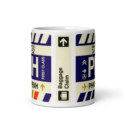 Travel Gift Coffee Mug • PNH Phnom Penh Souvenir • YHM Designs - Image 03