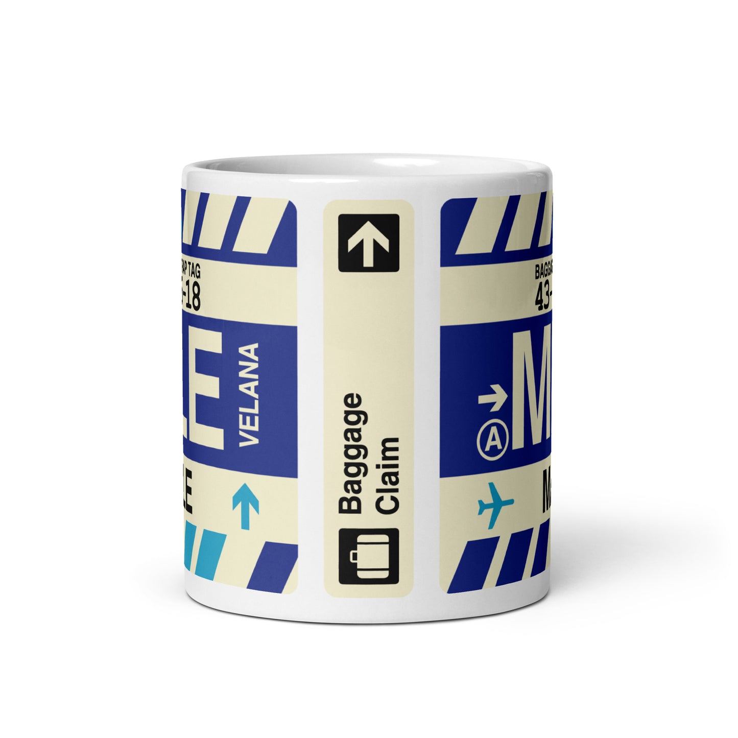 Travel Gift Coffee Mug • MLE Malé Souvenir • YHM Designs - Image 03