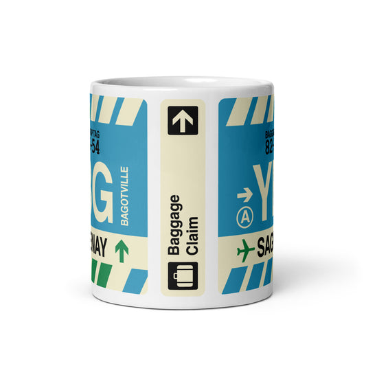 Travel Gift Coffee Mug • YBG Saguenay Souvenir • YHM Designs - Image 03