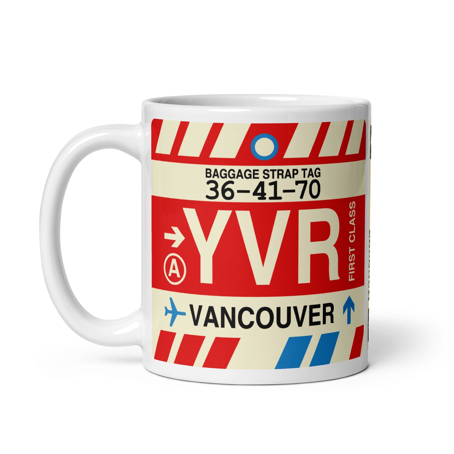 Travel Gift Coffee Mug • YVR Vancouver Souvenir • YHM Designs - Image 03