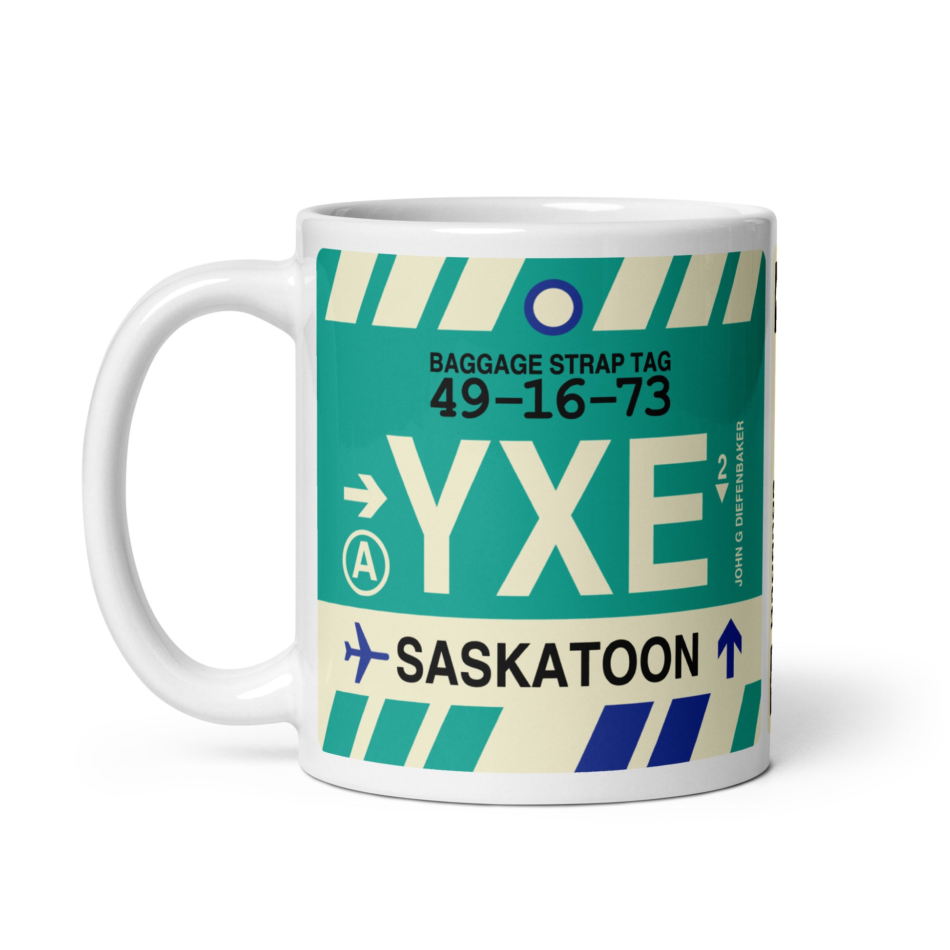 Travel Gift Coffee Mug • YXE Saskatoon • YHM Designs - Image 03