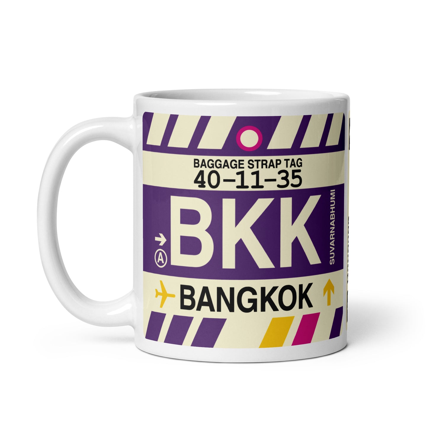 Travel Gift Coffee Mug • BKK Bangkok • YHM Designs - Image 03
