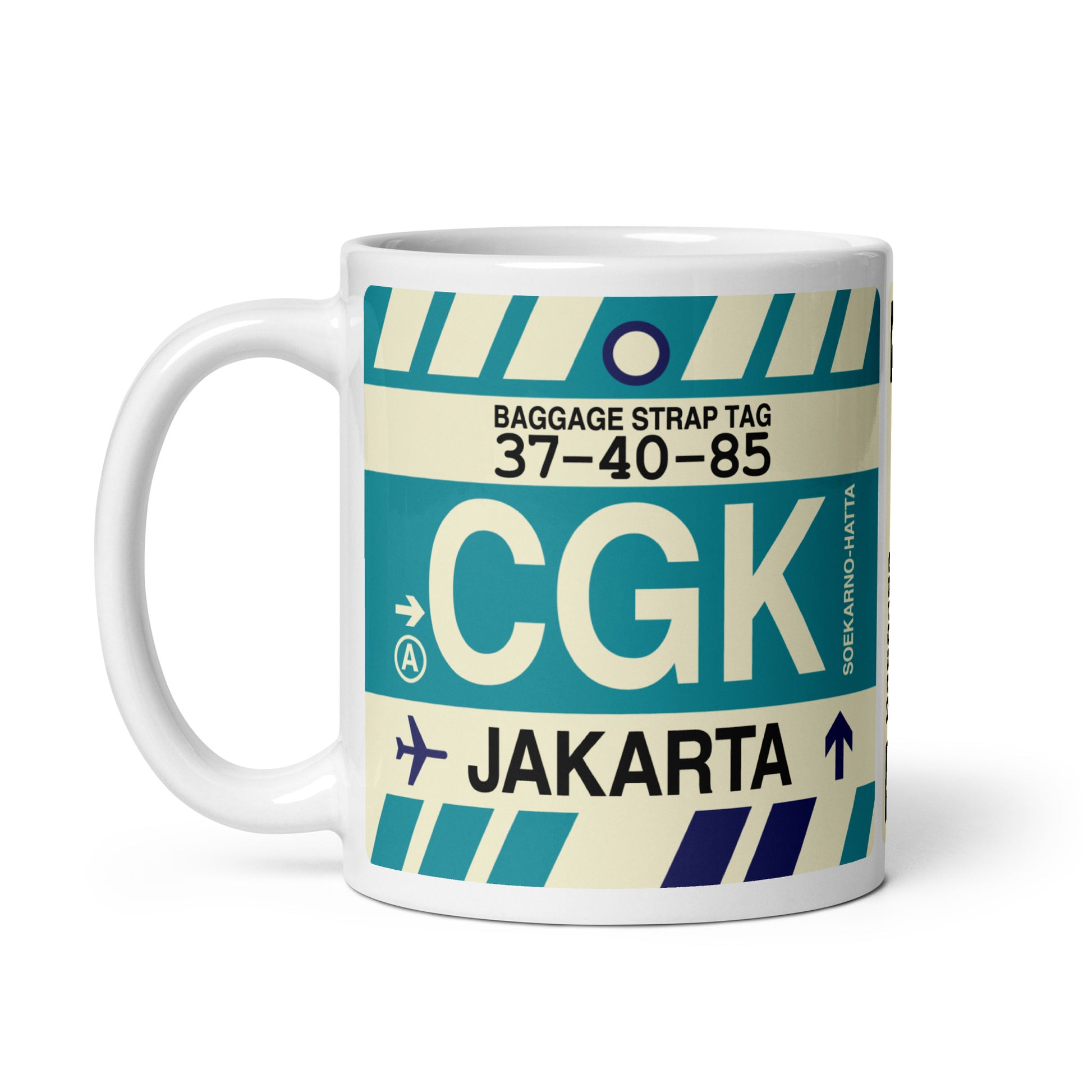 Travel Gift Coffee Mug • CGK Jakarta • YHM Designs - Image 03
