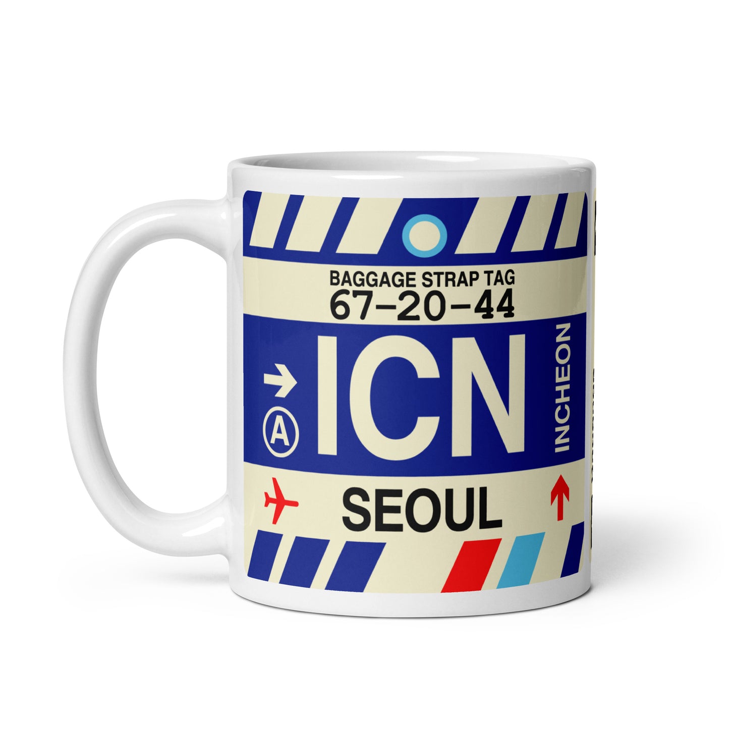 Travel Gift Coffee Mug • ICN Seoul • YHM Designs - Image 03