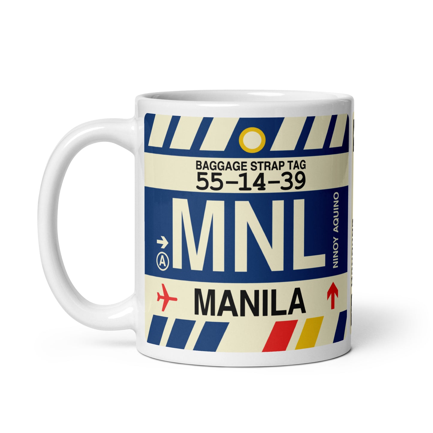 Travel Gift Coffee Mug • MNL Manila Souvenir • YHM Designs - Image 03