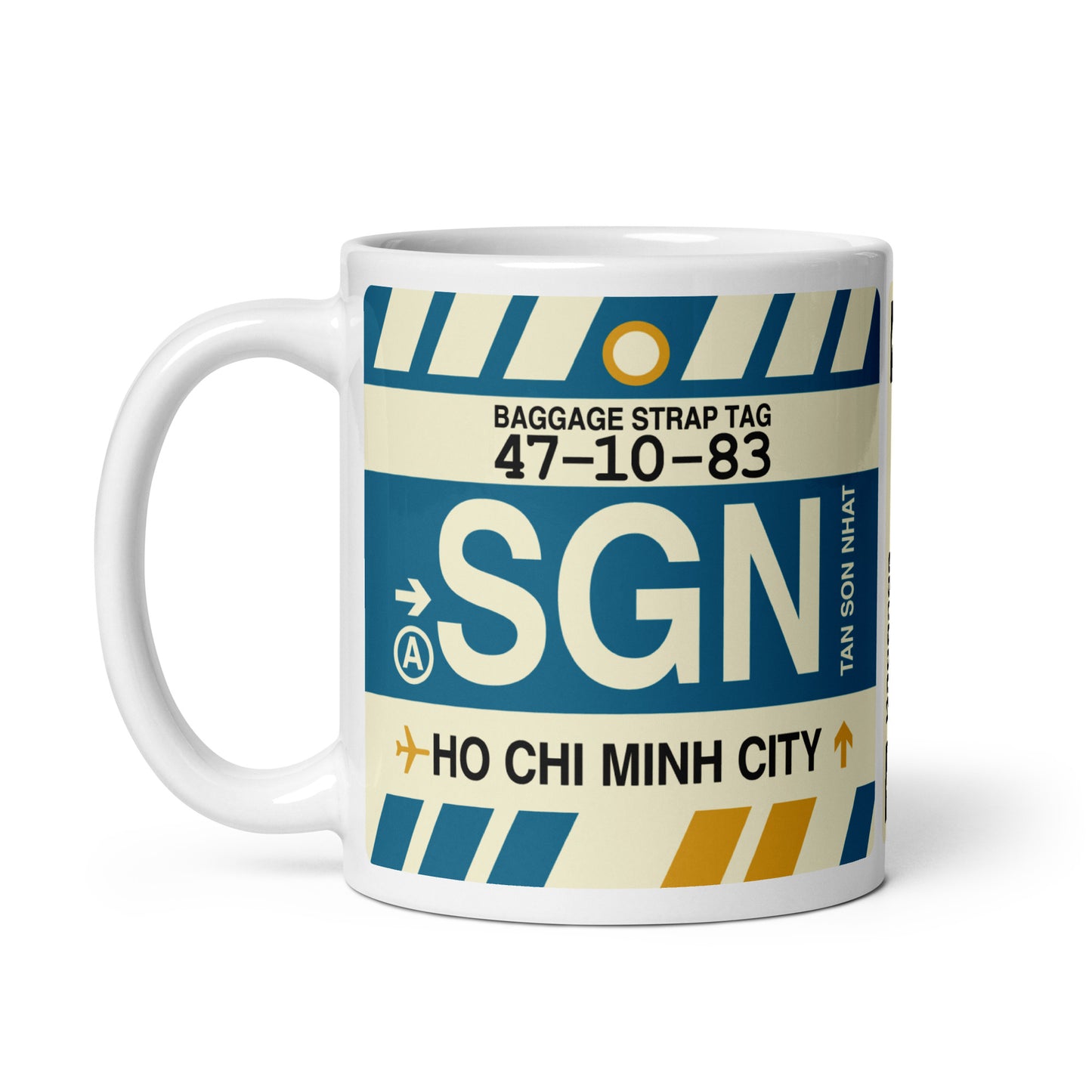 Travel-Themed Coffee Mug • SGN Ho Chi Minh City • YHM Designs - Image 03