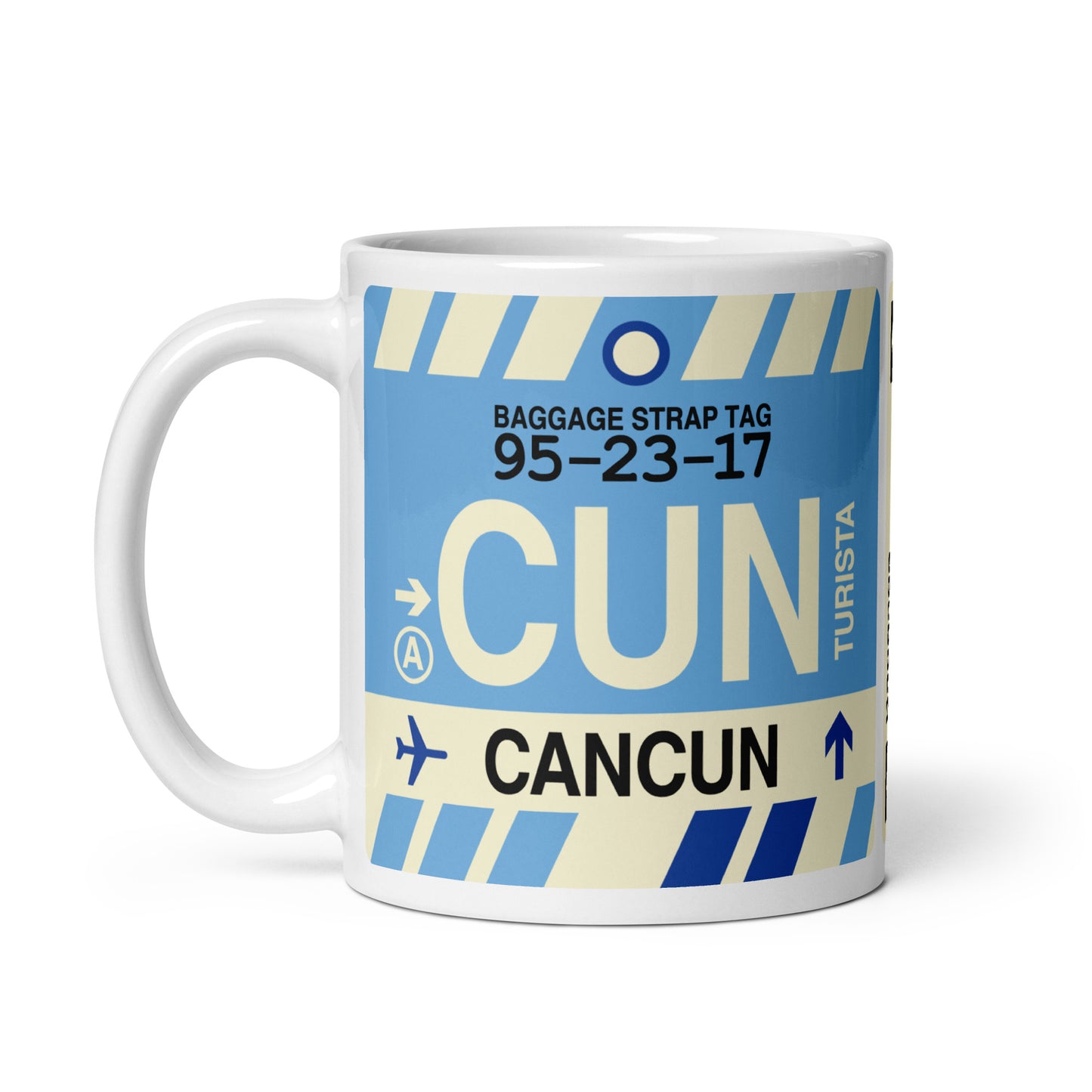 Travel Gift Coffee Mug • CUN Cancun • YHM Designs - Image 03