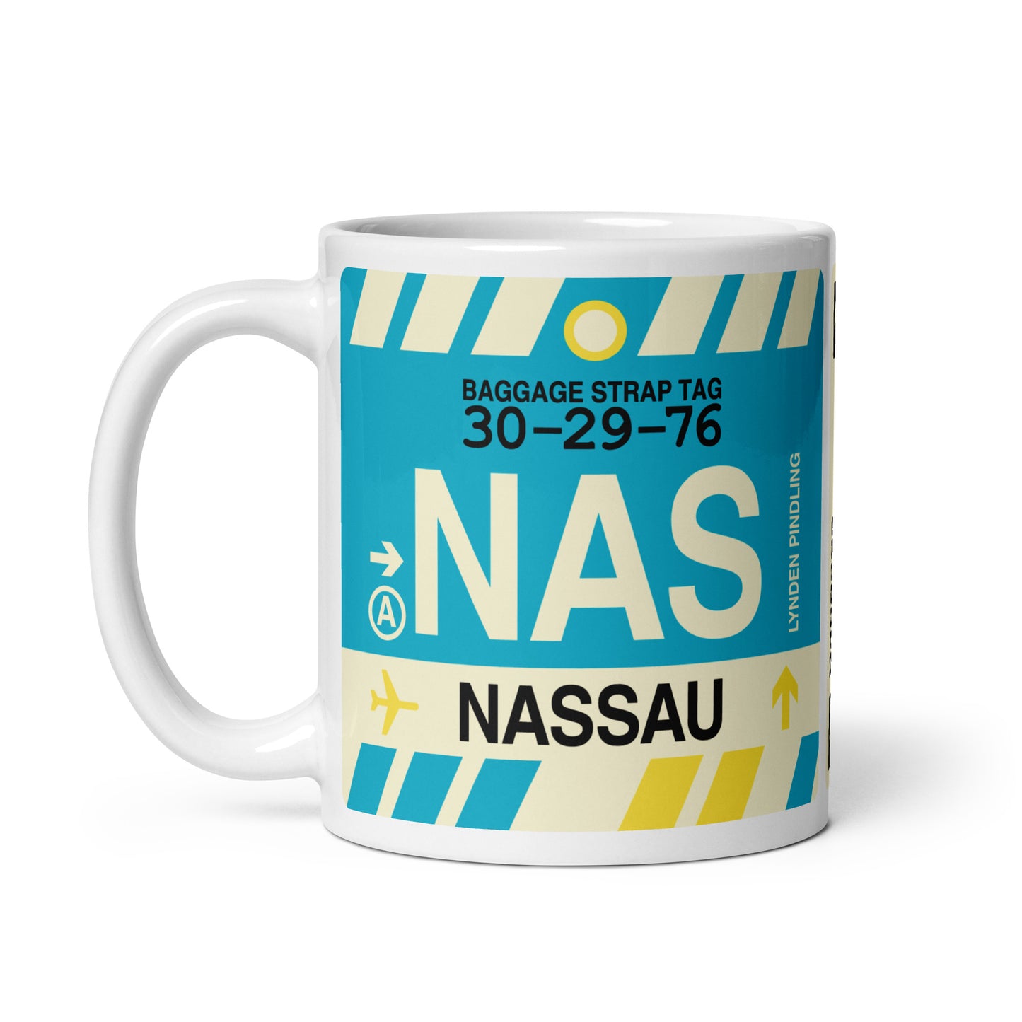 Travel Gift Coffee Mug • NAS Nassau Souvenir • YHM Designs - Image 03