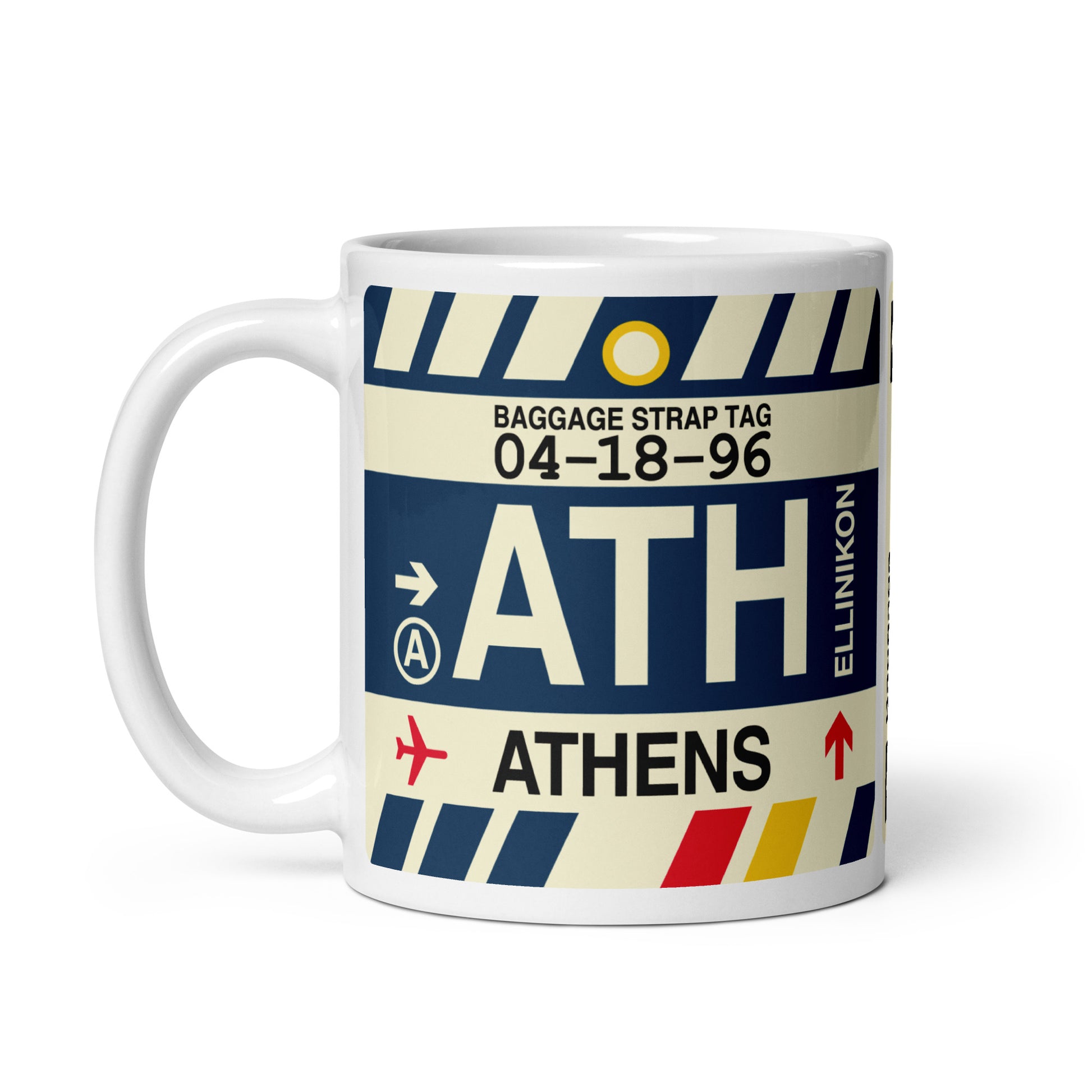 Travel Gift Coffee Mug • ATH Athens • YHM Designs - Image 03