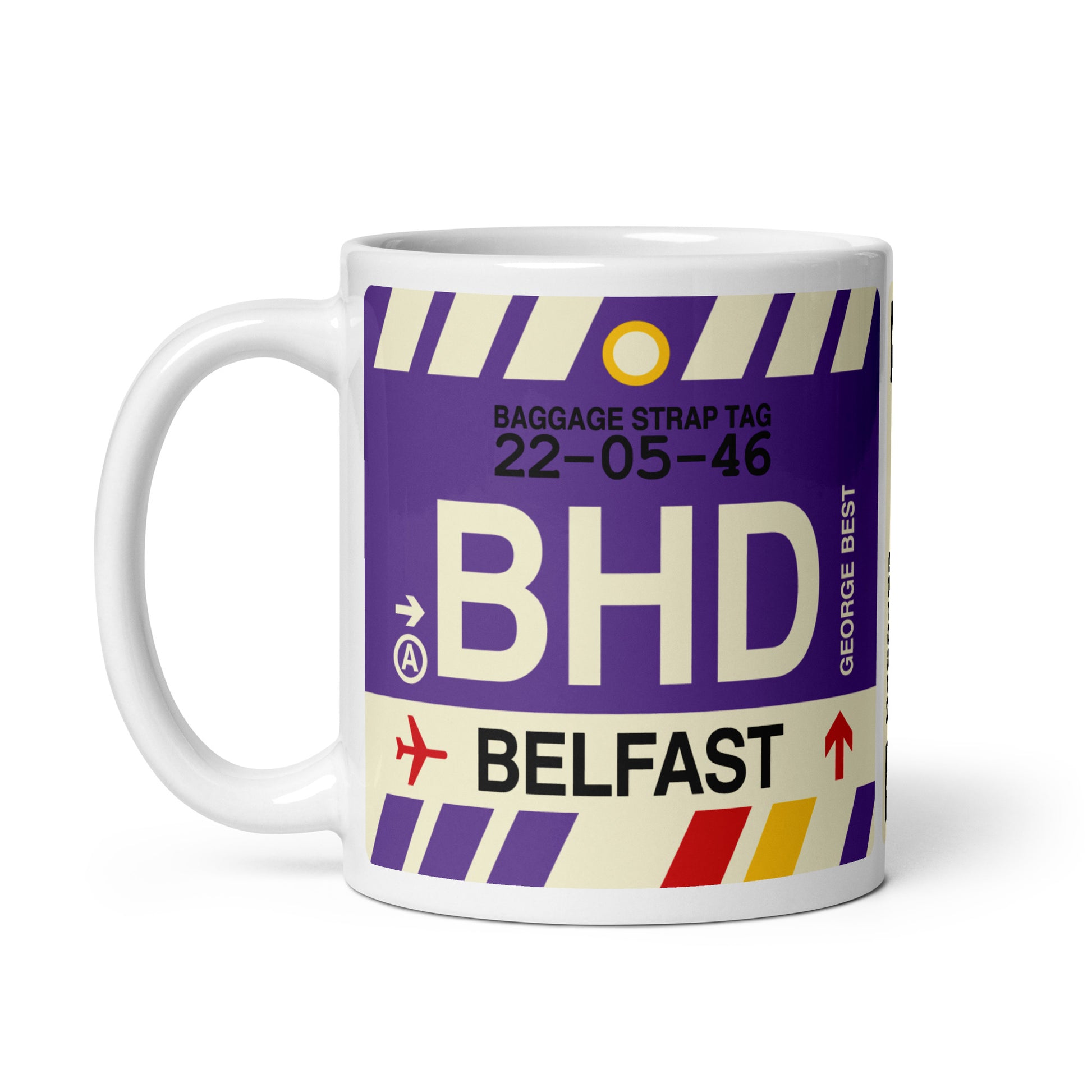 Travel Gift Coffee Mug • BHD Belfast • YHM Designs - Image 03