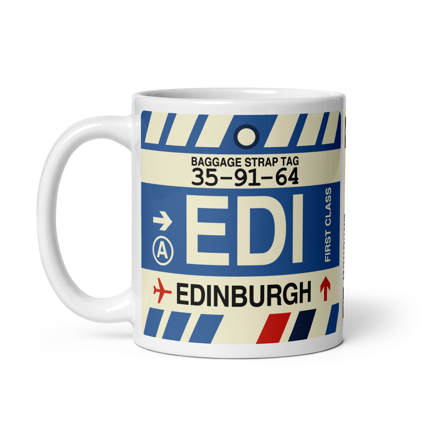 Travel Gift Coffee Mug • EDI Edinburgh • YHM Designs - Image 03