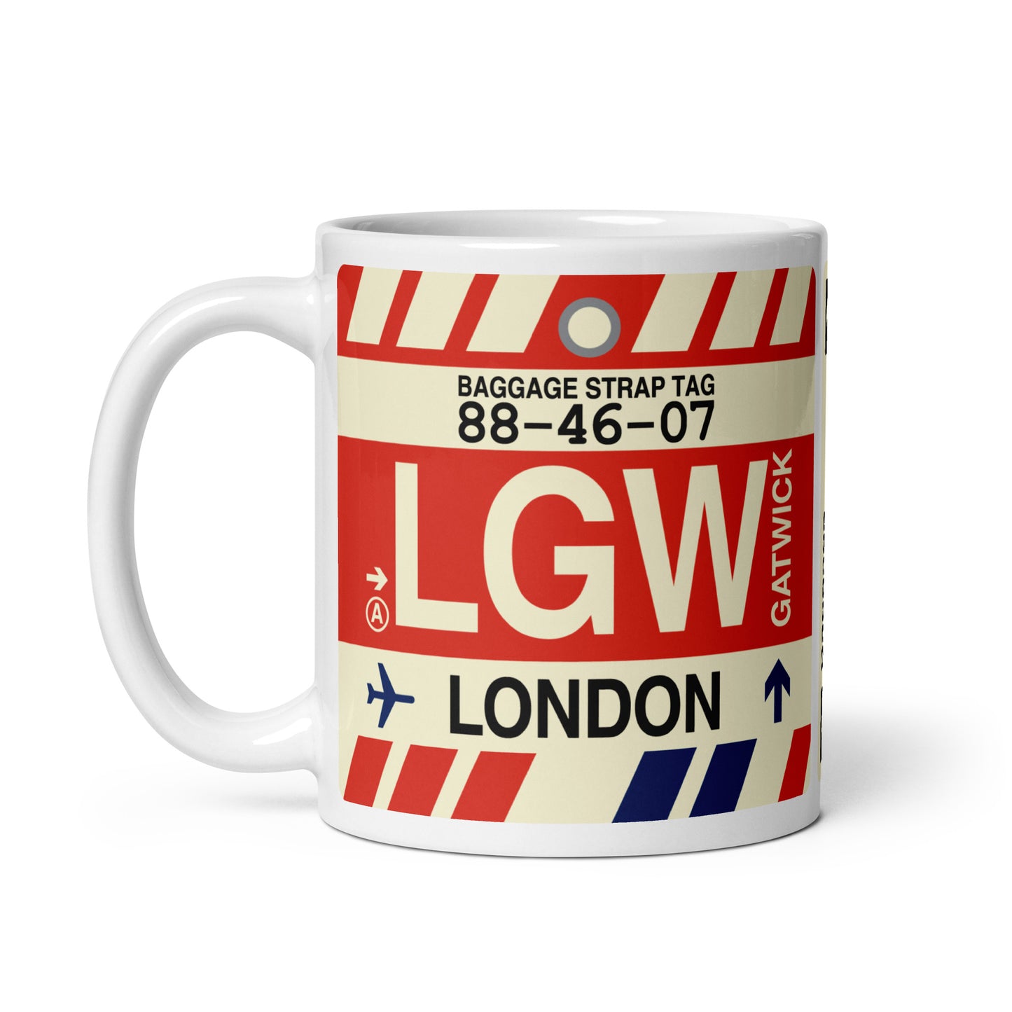 Travel Gift Coffee Mug • LGW London • YHM Designs - Image 03